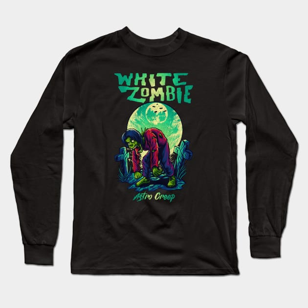 White Zombie Astro Creep Long Sleeve T-Shirt by Pnolpinot